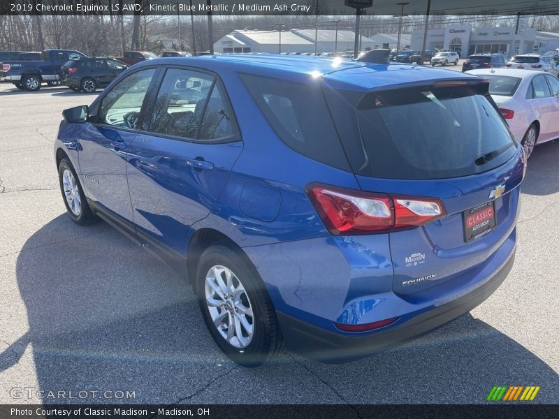 Kinetic Blue Metallic / Medium Ash Gray 2019 Chevrolet Equinox LS AWD