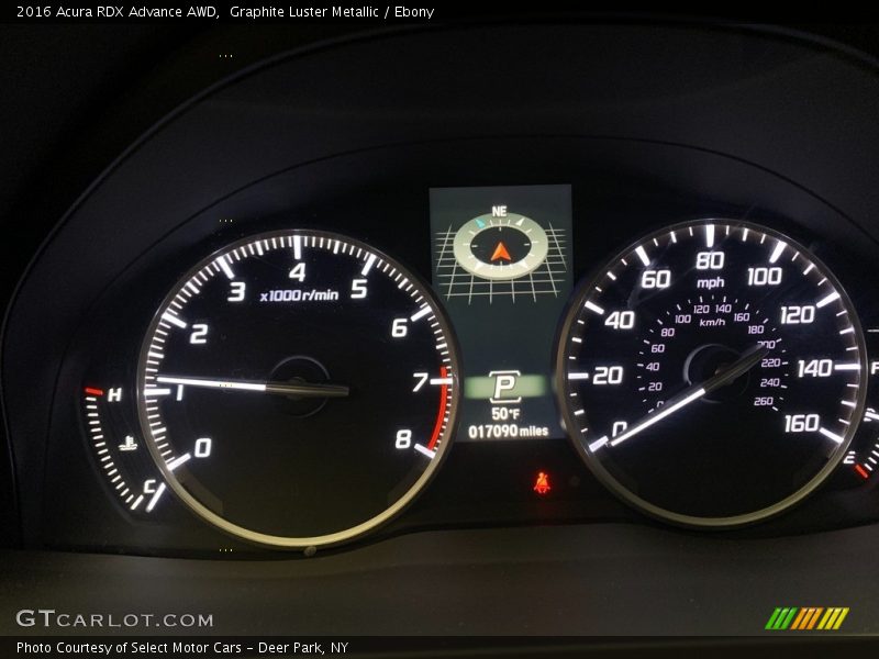 Graphite Luster Metallic / Ebony 2016 Acura RDX Advance AWD