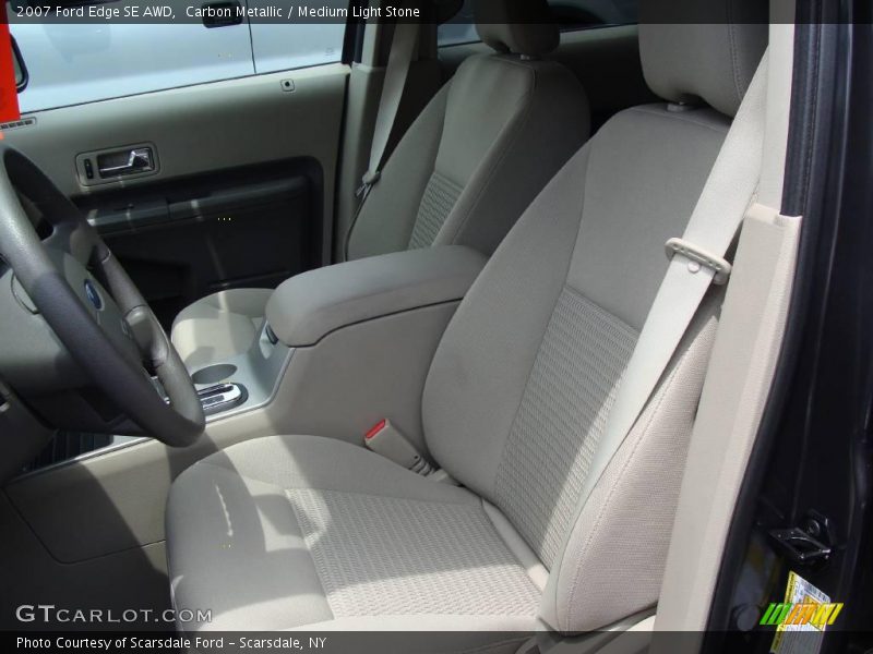 Carbon Metallic / Medium Light Stone 2007 Ford Edge SE AWD