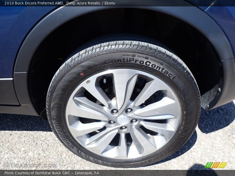 Deep Azure Metallic / Ebony 2019 Buick Encore Preferred AWD