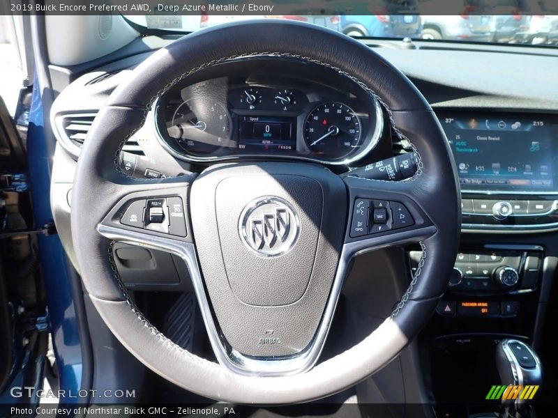 Deep Azure Metallic / Ebony 2019 Buick Encore Preferred AWD