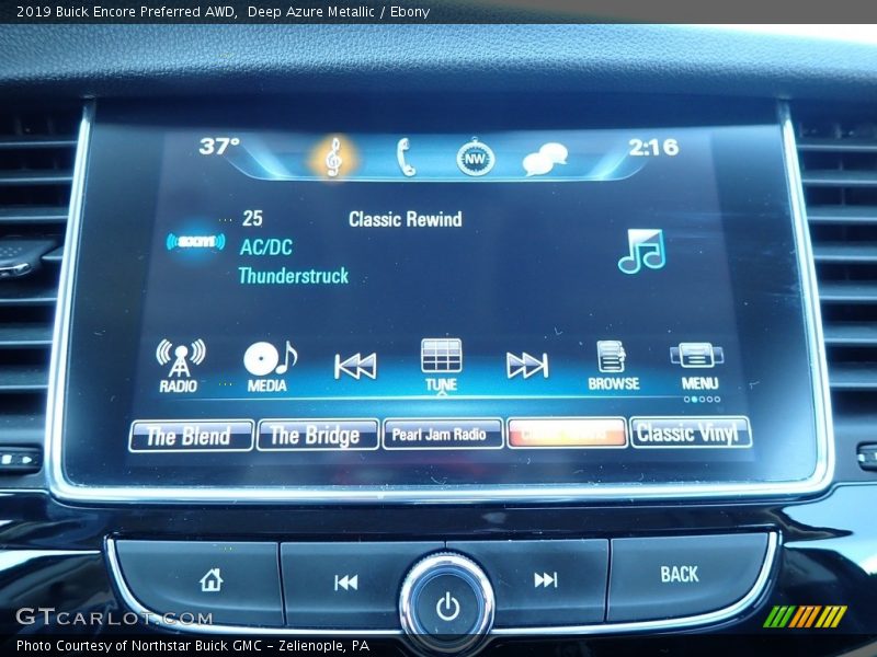 Deep Azure Metallic / Ebony 2019 Buick Encore Preferred AWD