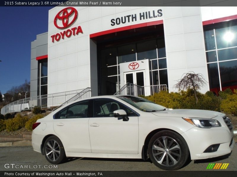 Crystal White Pearl / Warm Ivory 2015 Subaru Legacy 3.6R Limited