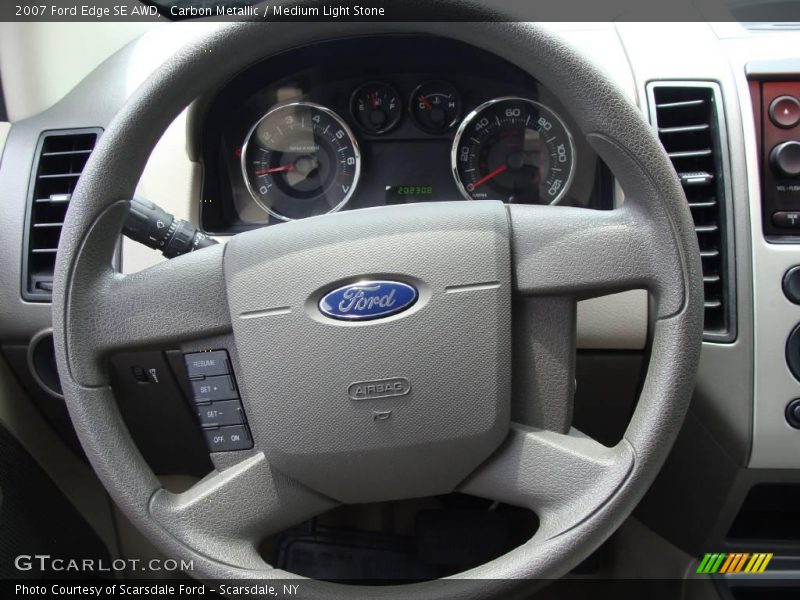 Carbon Metallic / Medium Light Stone 2007 Ford Edge SE AWD