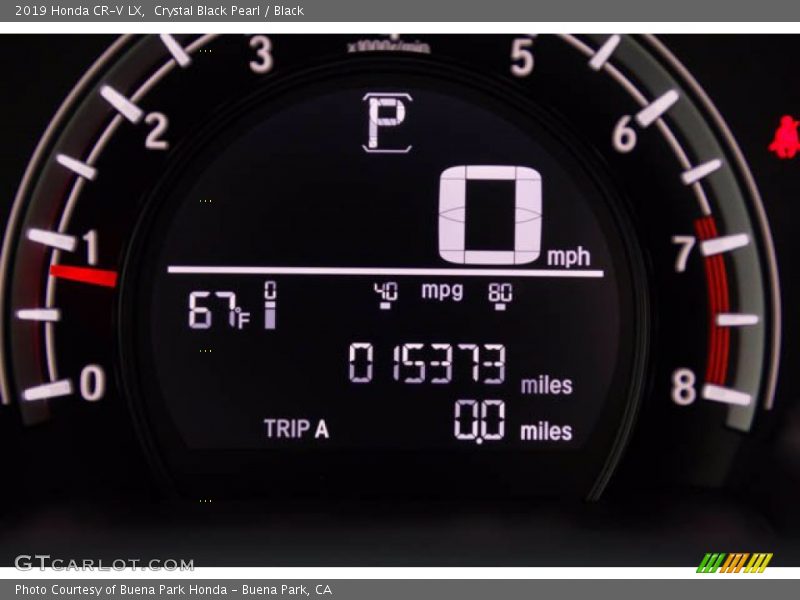 Crystal Black Pearl / Black 2019 Honda CR-V LX