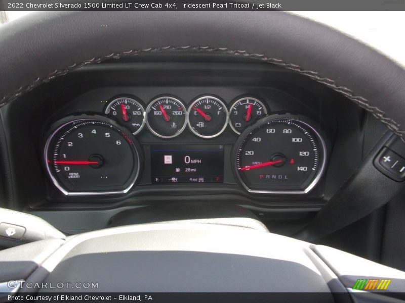 Iridescent Pearl Tricoat / Jet Black 2022 Chevrolet Silverado 1500 Limited LT Crew Cab 4x4