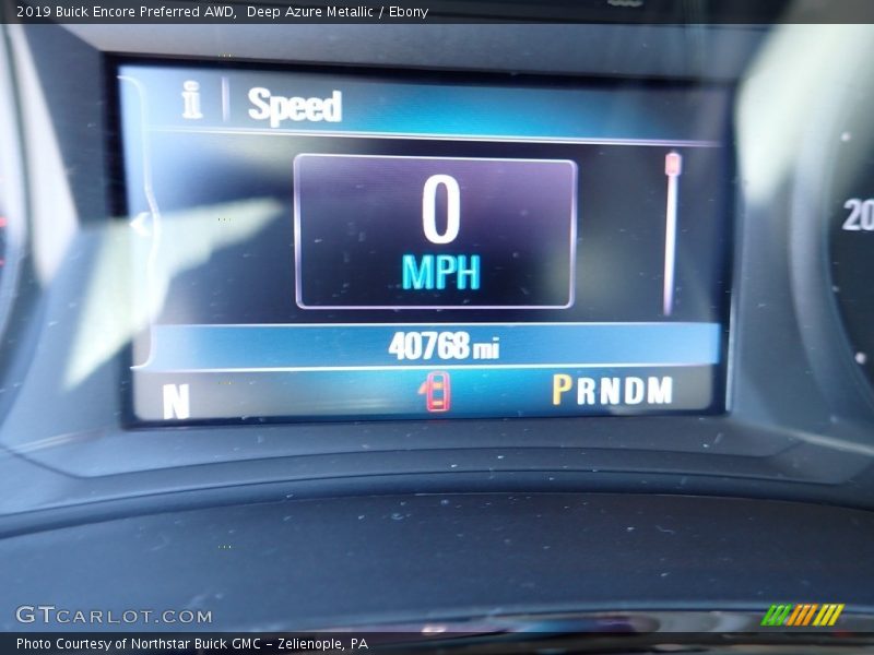 Deep Azure Metallic / Ebony 2019 Buick Encore Preferred AWD
