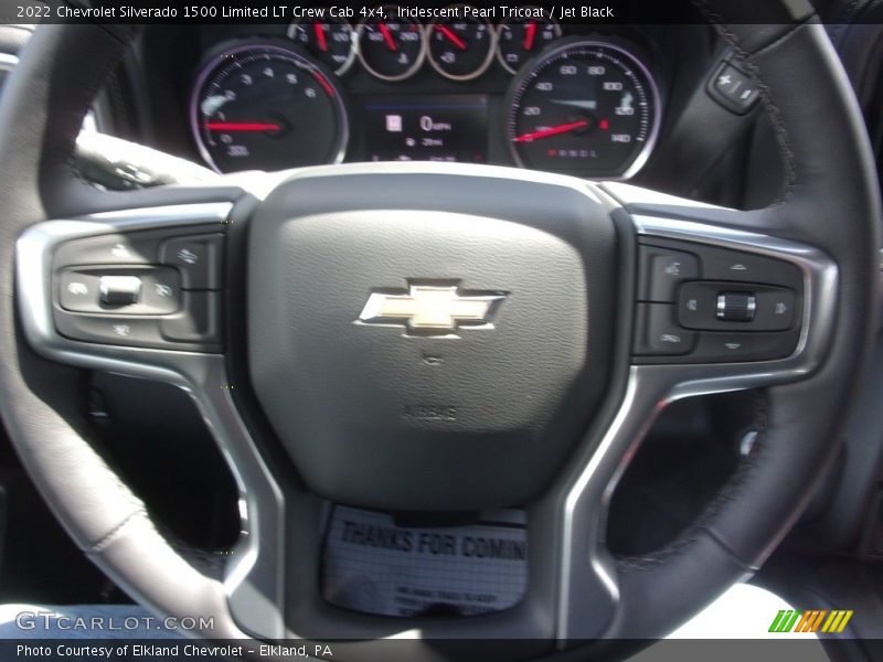 Iridescent Pearl Tricoat / Jet Black 2022 Chevrolet Silverado 1500 Limited LT Crew Cab 4x4