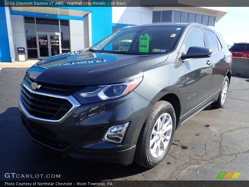 Nightfall Gray Metallic / Jet Black 2020 Chevrolet Equinox LT AWD