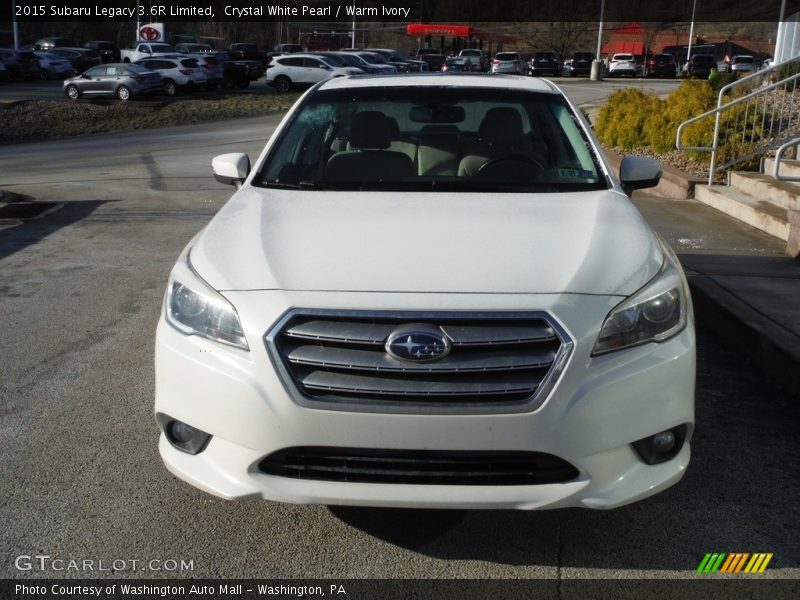 Crystal White Pearl / Warm Ivory 2015 Subaru Legacy 3.6R Limited