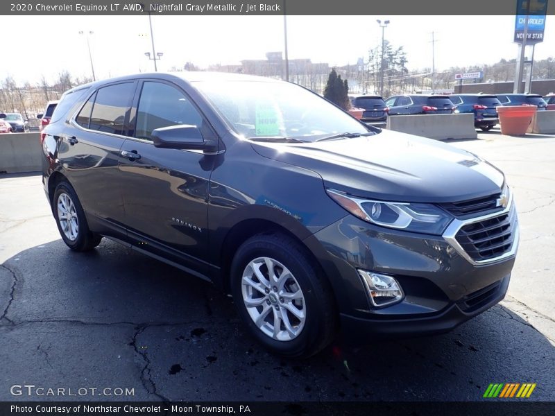 Nightfall Gray Metallic / Jet Black 2020 Chevrolet Equinox LT AWD