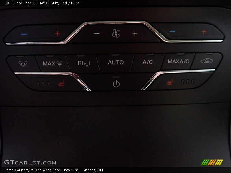 Ruby Red / Dune 2019 Ford Edge SEL AWD