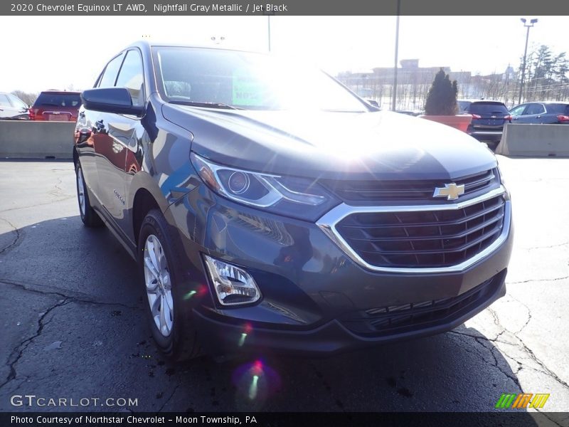 Nightfall Gray Metallic / Jet Black 2020 Chevrolet Equinox LT AWD