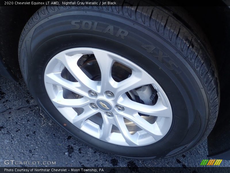 Nightfall Gray Metallic / Jet Black 2020 Chevrolet Equinox LT AWD