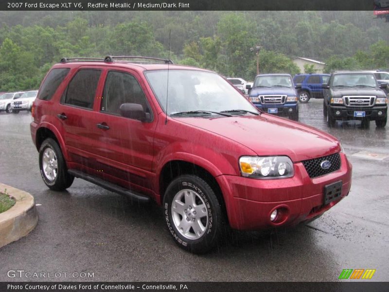 Redfire Metallic / Medium/Dark Flint 2007 Ford Escape XLT V6