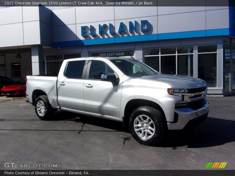 Silver Ice Metallic / Jet Black 2022 Chevrolet Silverado 1500 Limited LT Crew Cab 4x4