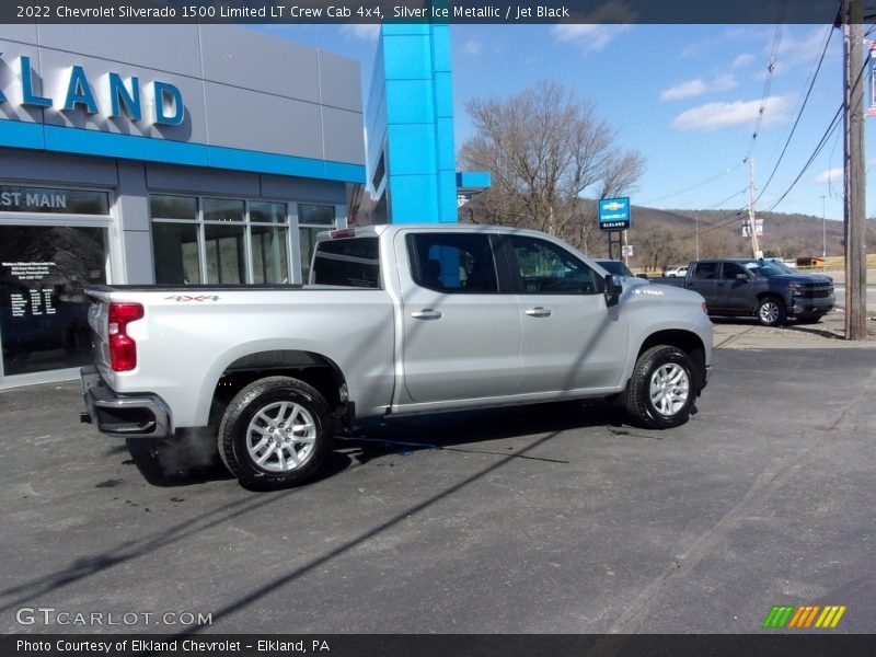 Silver Ice Metallic / Jet Black 2022 Chevrolet Silverado 1500 Limited LT Crew Cab 4x4