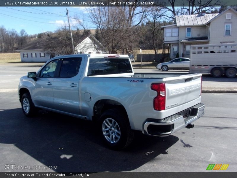 Silver Ice Metallic / Jet Black 2022 Chevrolet Silverado 1500 Limited LT Crew Cab 4x4