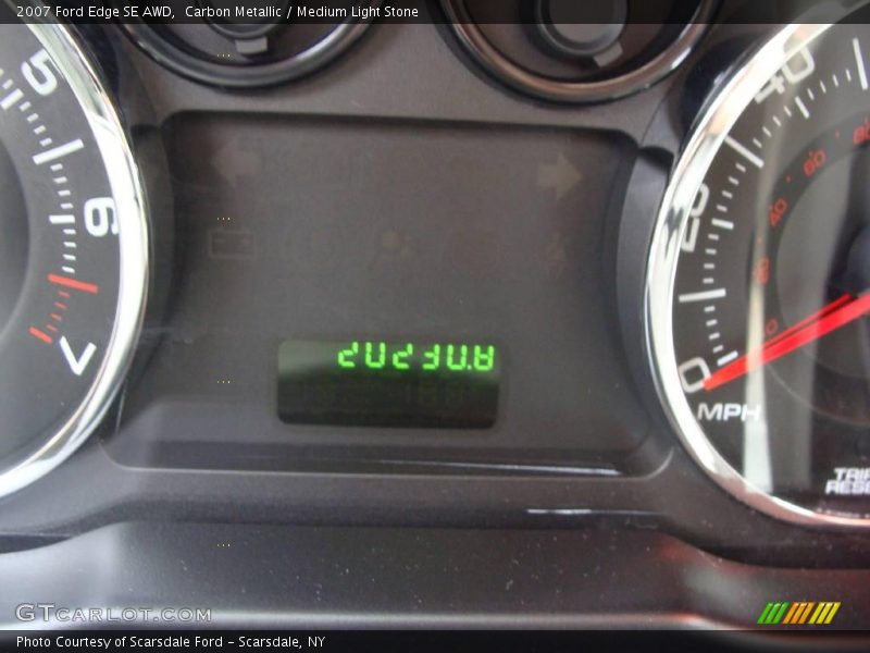Carbon Metallic / Medium Light Stone 2007 Ford Edge SE AWD