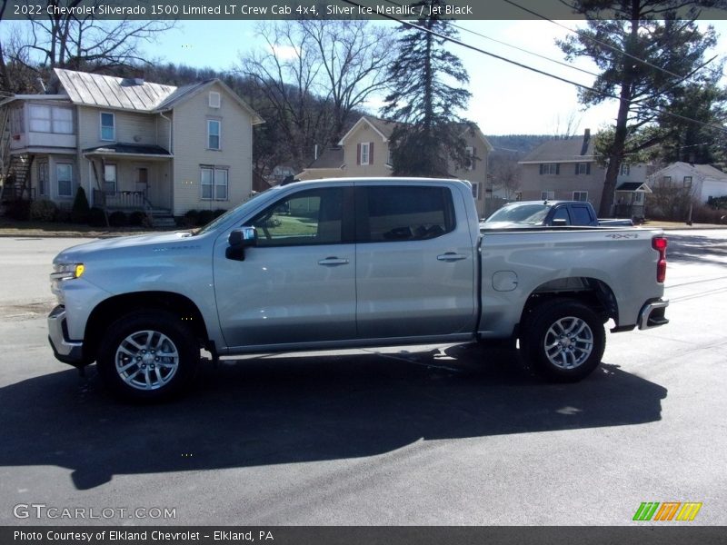 Silver Ice Metallic / Jet Black 2022 Chevrolet Silverado 1500 Limited LT Crew Cab 4x4