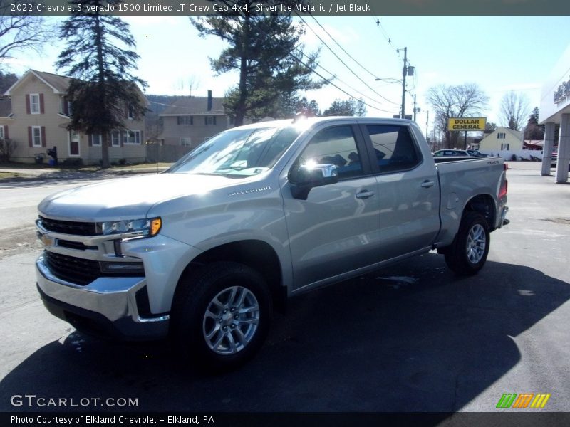 Silver Ice Metallic / Jet Black 2022 Chevrolet Silverado 1500 Limited LT Crew Cab 4x4