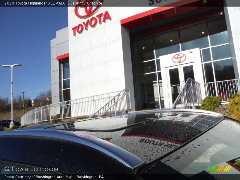 Blueprint / Graphite 2020 Toyota Highlander XLE AWD