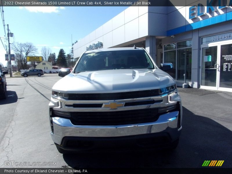 Silver Ice Metallic / Jet Black 2022 Chevrolet Silverado 1500 Limited LT Crew Cab 4x4