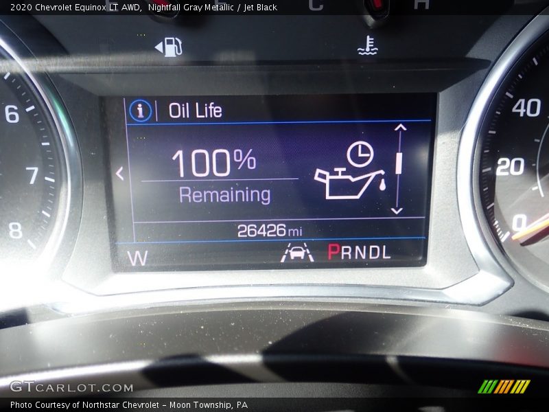 Nightfall Gray Metallic / Jet Black 2020 Chevrolet Equinox LT AWD