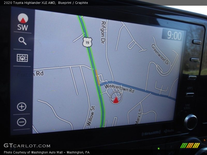 Blueprint / Graphite 2020 Toyota Highlander XLE AWD