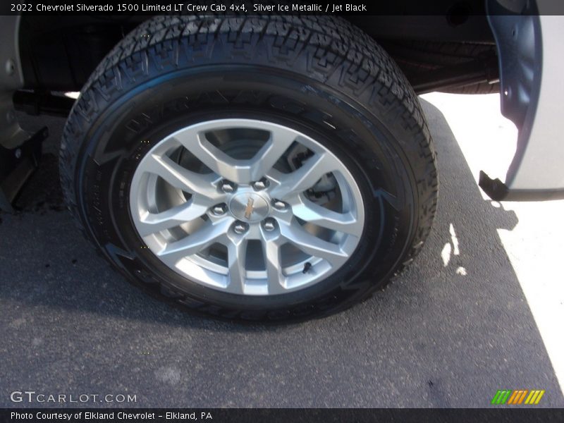 Silver Ice Metallic / Jet Black 2022 Chevrolet Silverado 1500 Limited LT Crew Cab 4x4