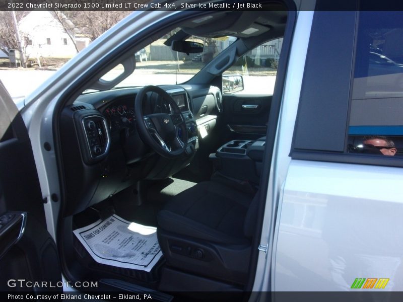 Silver Ice Metallic / Jet Black 2022 Chevrolet Silverado 1500 Limited LT Crew Cab 4x4
