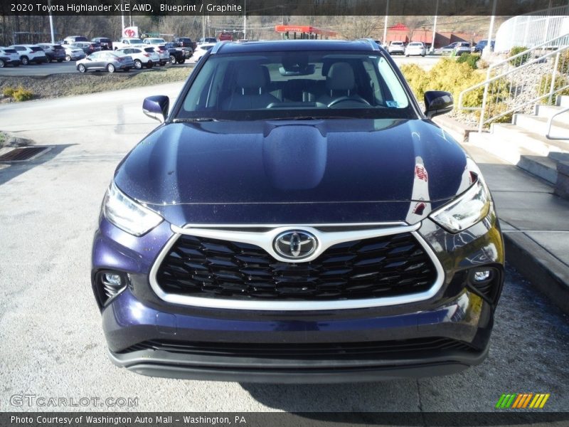 Blueprint / Graphite 2020 Toyota Highlander XLE AWD