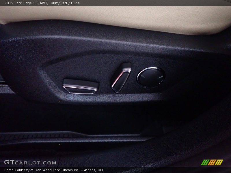 Ruby Red / Dune 2019 Ford Edge SEL AWD