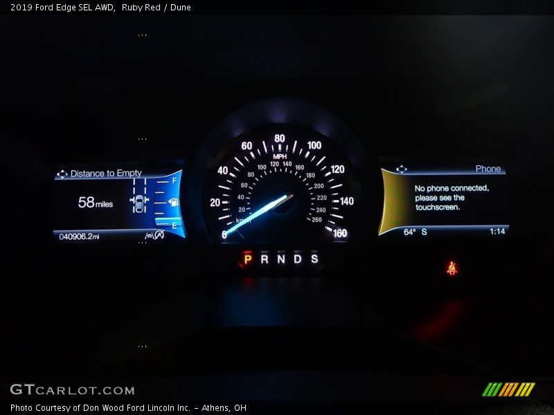 Ruby Red / Dune 2019 Ford Edge SEL AWD