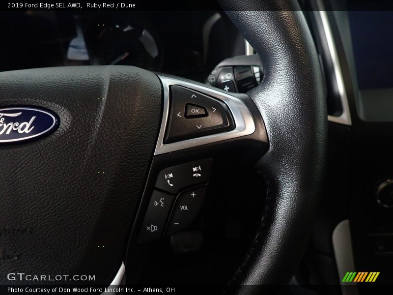 Ruby Red / Dune 2019 Ford Edge SEL AWD