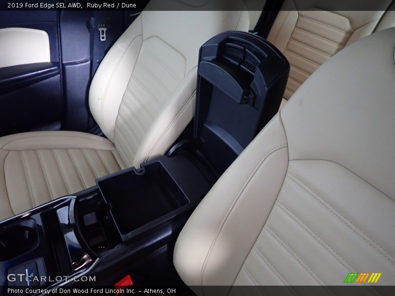 Ruby Red / Dune 2019 Ford Edge SEL AWD