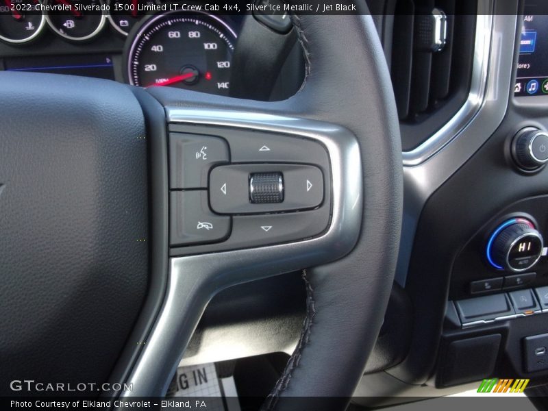 Silver Ice Metallic / Jet Black 2022 Chevrolet Silverado 1500 Limited LT Crew Cab 4x4