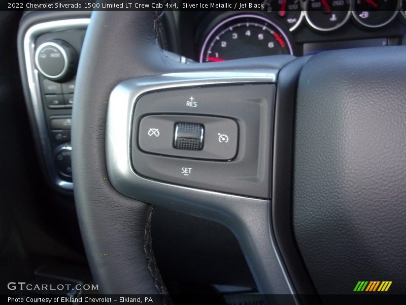 Silver Ice Metallic / Jet Black 2022 Chevrolet Silverado 1500 Limited LT Crew Cab 4x4