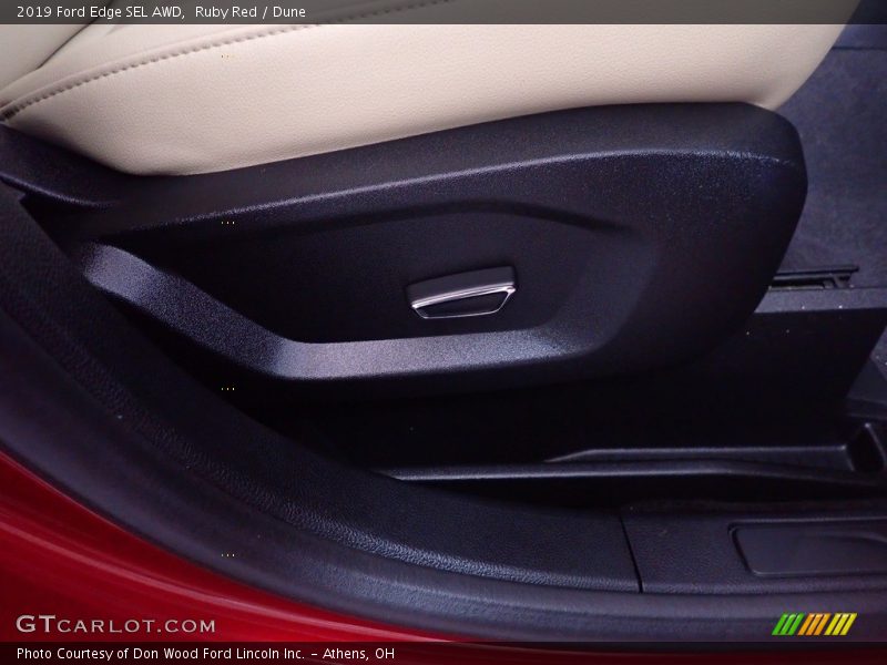 Ruby Red / Dune 2019 Ford Edge SEL AWD