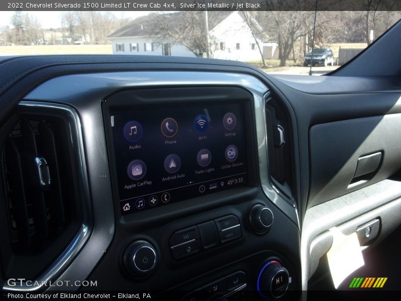 Silver Ice Metallic / Jet Black 2022 Chevrolet Silverado 1500 Limited LT Crew Cab 4x4