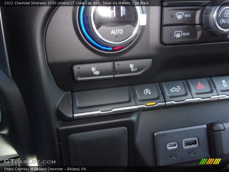 Silver Ice Metallic / Jet Black 2022 Chevrolet Silverado 1500 Limited LT Crew Cab 4x4