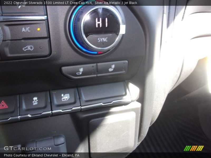 Silver Ice Metallic / Jet Black 2022 Chevrolet Silverado 1500 Limited LT Crew Cab 4x4