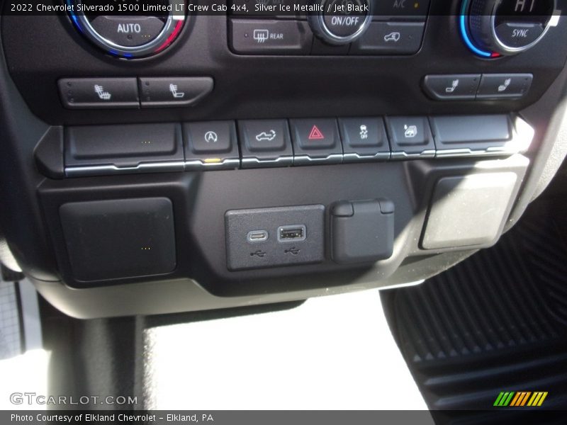 Silver Ice Metallic / Jet Black 2022 Chevrolet Silverado 1500 Limited LT Crew Cab 4x4