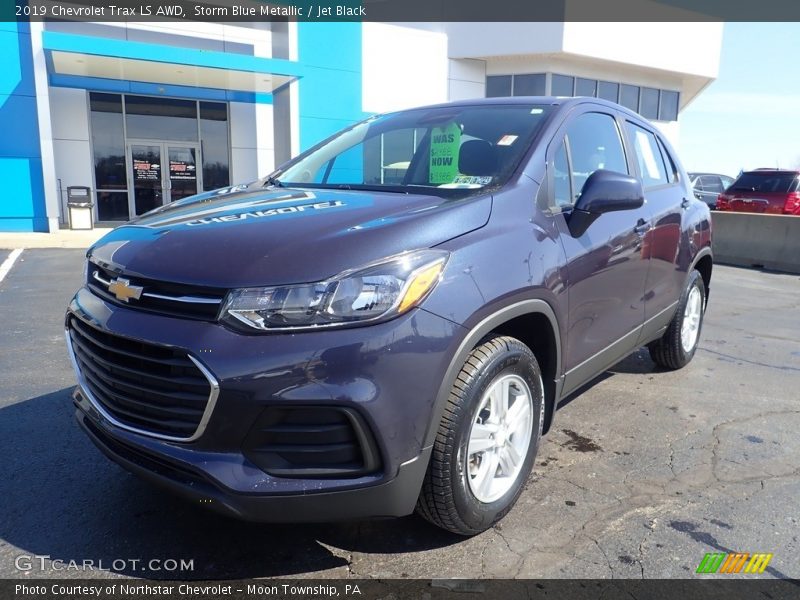 Storm Blue Metallic / Jet Black 2019 Chevrolet Trax LS AWD