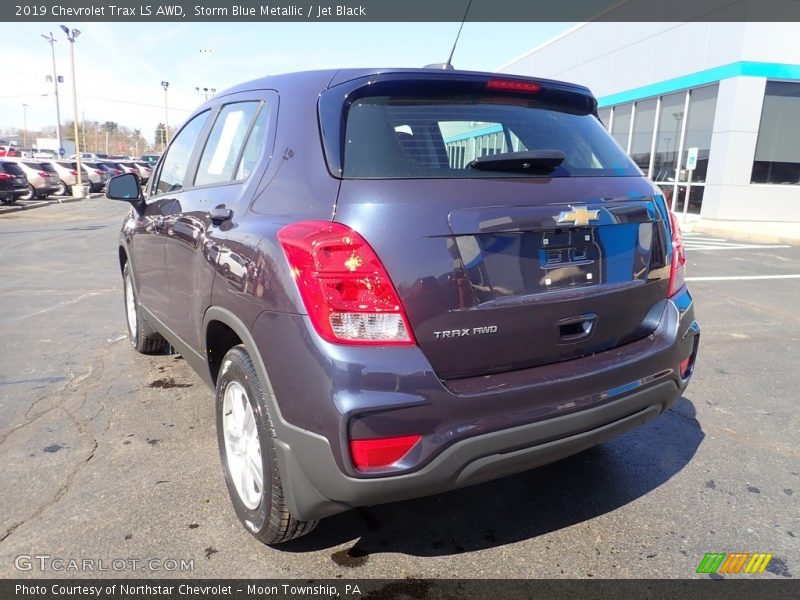 Storm Blue Metallic / Jet Black 2019 Chevrolet Trax LS AWD