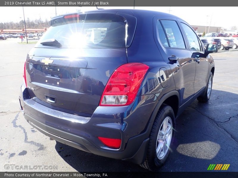 Storm Blue Metallic / Jet Black 2019 Chevrolet Trax LS AWD