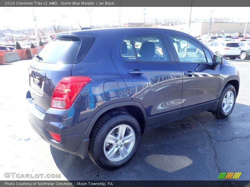 Storm Blue Metallic / Jet Black 2019 Chevrolet Trax LS AWD