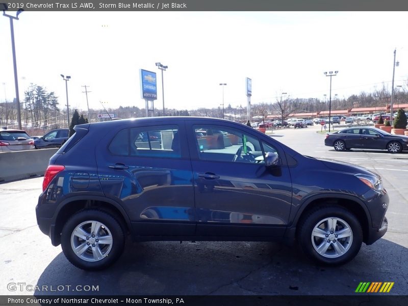 Storm Blue Metallic / Jet Black 2019 Chevrolet Trax LS AWD