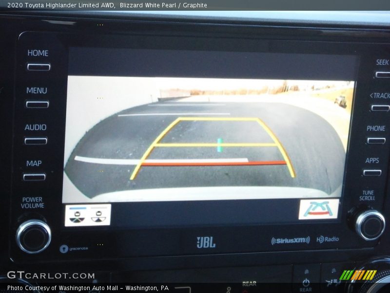 Blizzard White Pearl / Graphite 2020 Toyota Highlander Limited AWD