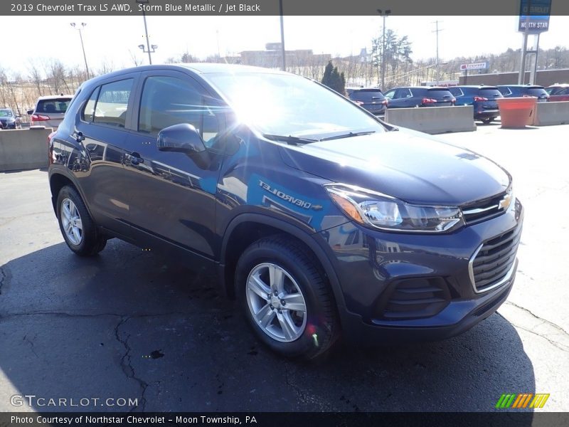 Storm Blue Metallic / Jet Black 2019 Chevrolet Trax LS AWD